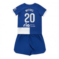 Atletico Madrid Axel Witsel #20 Auswärts Trikotsatz Kinder 2023-24 Kurzarm (+ Kurze Hosen)